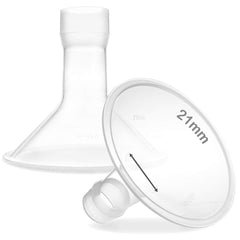 NENESUPPLY 21mm flange breastshield for Lansinoh pumps improves comfort and fit.
