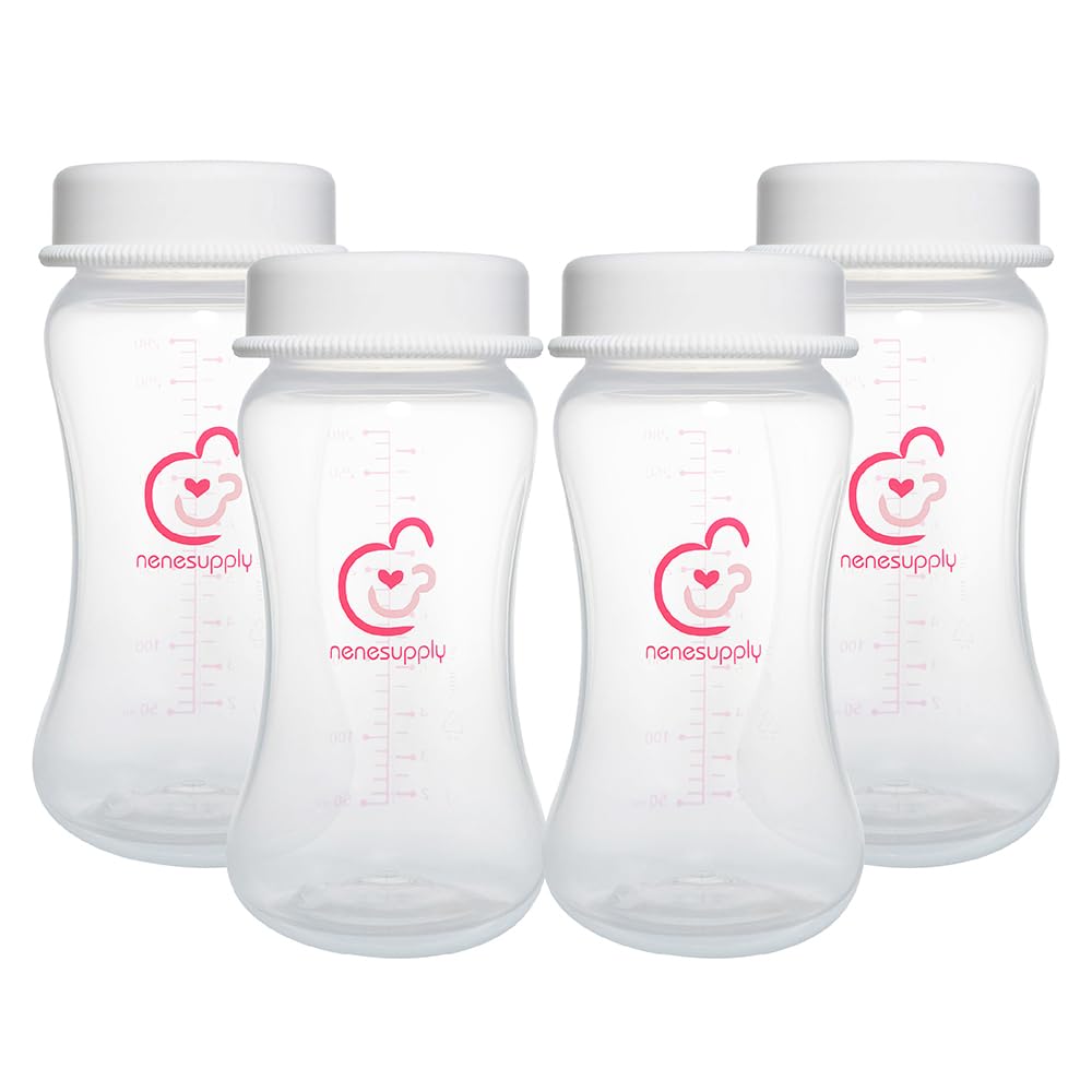 NENESUPPLY 9oz wide-mouth bottle for direct pumping and easy transfer