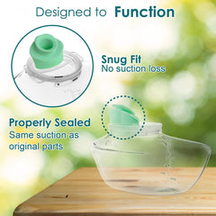 Easy-install valve in use with Elvie spout for smooth setup