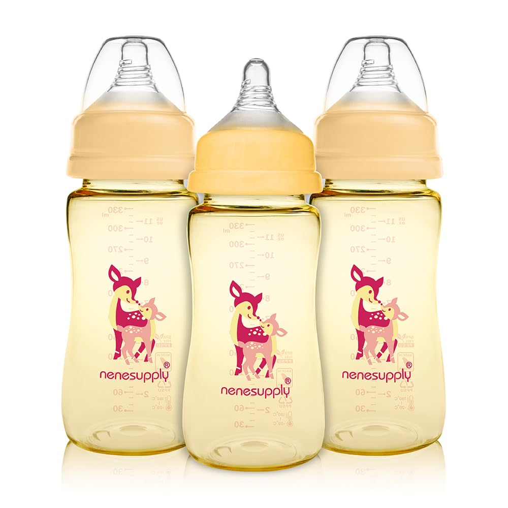 NENESUPPLY NaturalFit 9oz bottle with wide mouth for easy filling and cleaning