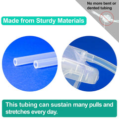 65cm longer than OEM to reduce repositioning during pumping sessions.