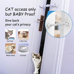 Neobay Magnetic Child Proof Door Lock latch detail highlights robust design for dependable control