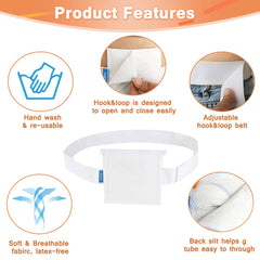 NEPPT PD dialysis accessory belt stabilizing enteral devices