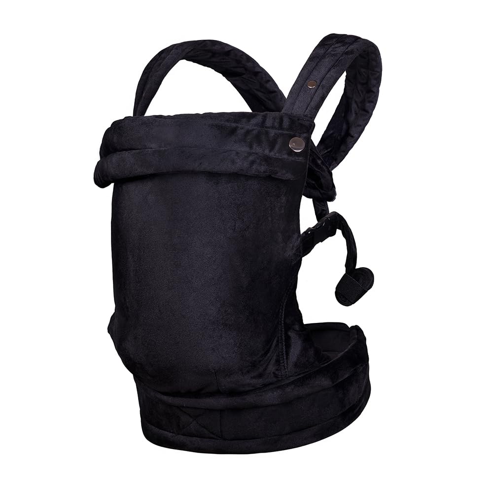 Nest Blanche Baby Carrier with velvet fabric for breathable, skin-friendly comfort.