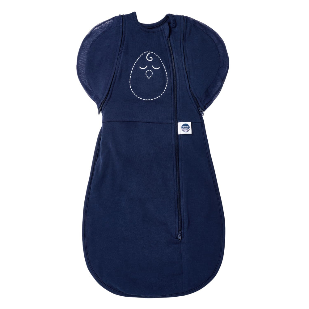 Nested Bean Air 6-in-1 swaddle arm-positions design supports comfortable sleep.