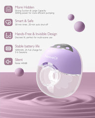 NesveCit pump with four modes and twelve levels adapts to nursing rhythm