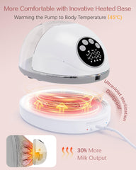 Nesvecit wearable pump under bra for discreet hands-free pumping.