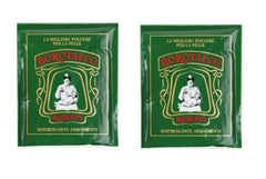 Borotalco talc powder on linens provides a light floral aroma and lasting freshness.