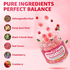 NEVISS probiotic gummies label highlighting 10 Billion CFU for gut balance.
