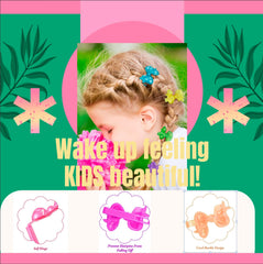 Durable, non-breakable plastic design highlighted for everyday wear by New Tara barrettes.