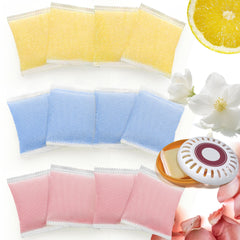 NEWKE lemon-scent diaper pail odor absorber refills ease odors from nursery