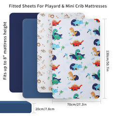Newvenper breathable cot sheet keeps baby cool through the night