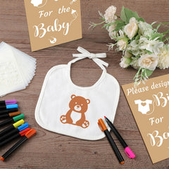 Newwiee wooden baby shower sign adds rustic charm to games.