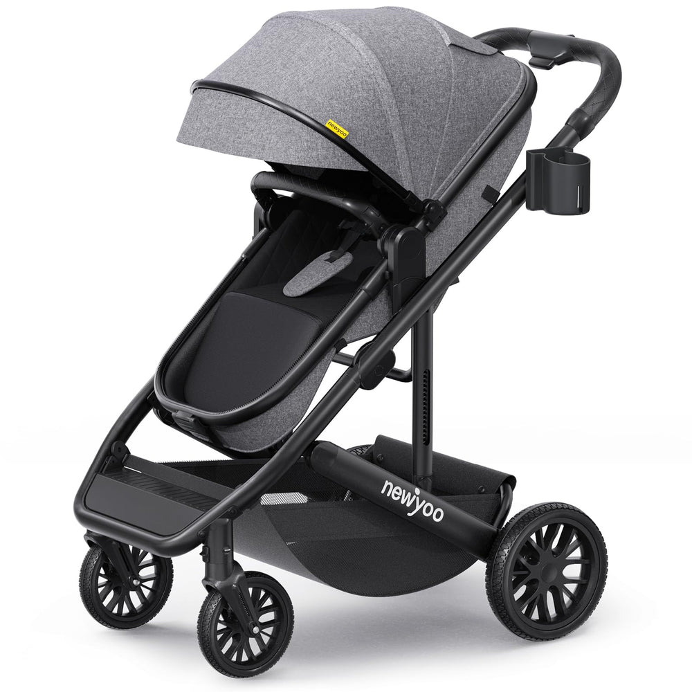 Newyoo Nestro 516M bassinet mode offers newborn comfort during strolls.