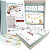 NEXT MOMMY Baby Memory Book front cover with timeless keepsake design
