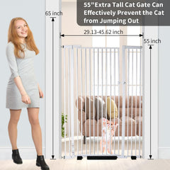 NexusSmash adjustable-width gate fits most doorways and stairs.
