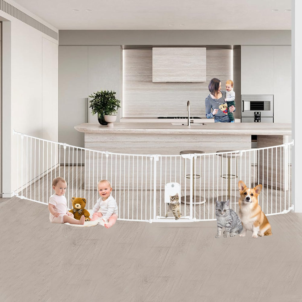 NexusSmash cat-door panel assembly enables easy cat passage while keeping the baby safe.
