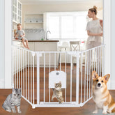NexusSmash extra-wide gate panels for broad openings, easy room separation