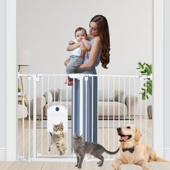NexusSmash extra-wide gate assembly demonstrating wide opening fit and safety
