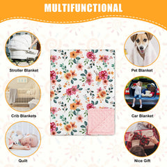 Nialnant blanket used as stroller cover or car blanket for travel comfort.