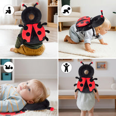 NICE CHOICE Ladybug PP cotton filler padding delivers back protection with lightweight comfort.