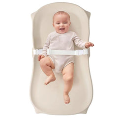 NICEMER changing pad waterproof surface enables easy cleaning after spills.