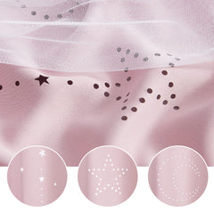 NICETOWN eight silver grommets (1.6-inch) enable smooth sliding.