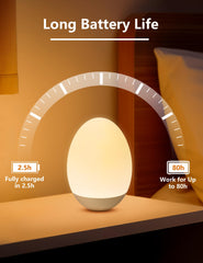 NICKLUC warm white and RGB colors adapt mood from calm to playful
