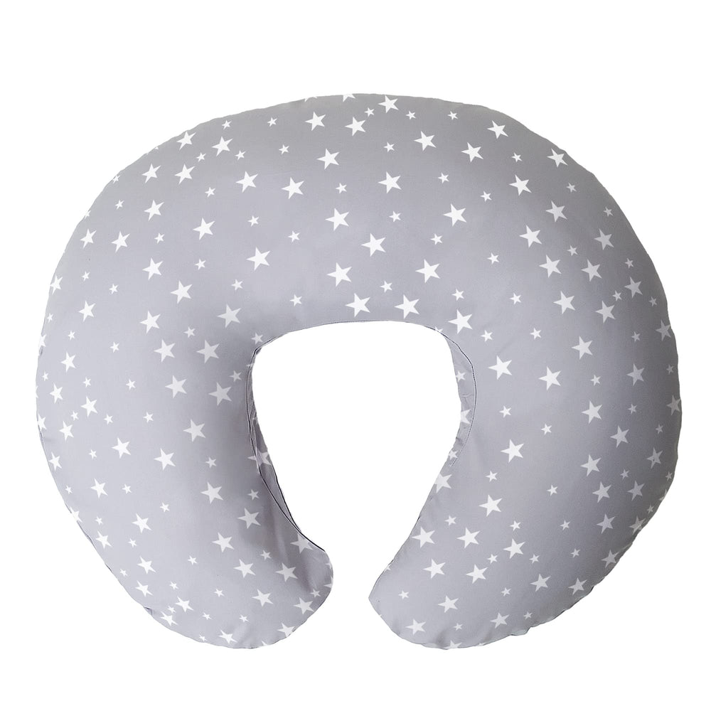 Niimo nursing pillow cover front view shows ergonomic support for comfortable feeding.