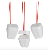 Nikki's Knick Knacks tooth saver necklace close-up for storing baby teeth as keepsakes.