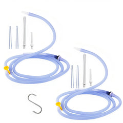 NINXIMI enema hose with flow-control clamp for precise flow