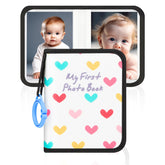 Niselity baby photo book cover showing 21 photo capacity for keepsakes