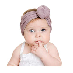 Nishine soft nylon headwraps provide gentle comfort for newborns and toddlers.