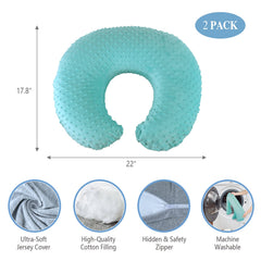 NiSleep nursing pillow supports baby seating and tummy time.