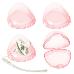 NISXABEBE Pacifier Case 4-pack keeps soothers clean and ready on the go.
