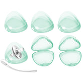 NISXABEBE pacifier case 6-pack keeps pacifiers clean and portable.