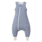 Nivolltha Ocean sleep sack with legs shows organic cotton texture for sensitive skin