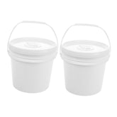 NIYANGLE 2-pack wipes storage buckets with lids keep wipes moist and organized.