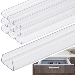 Nkiy Quen 24-inch edge guard slipping on to protect cabinet edges from wear