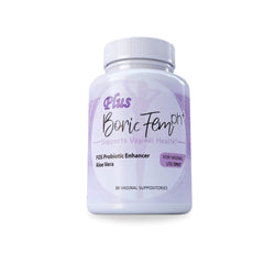 N'More boric acid vaginal suppositories with aloe vera for soothing daily comfort.