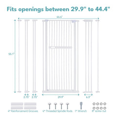 No Pawblems ultra-narrow.spacing prevents slipping between bars for better safety