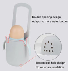 Nocessary foldable cup holder packs compactly for on-the-go adventures.