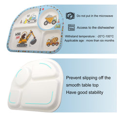 Nohlerlife Kids Feeding Set cup features animal design for little hands