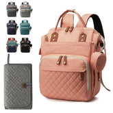 Noiclub diaper bag backpack with spacious interior for easy on-the-go organization.