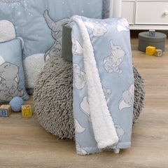 NoJo Dumbo blanket measures 30x40 inches for versatile use