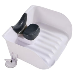 Nolasalon portable shampoo basin for kids with secure suction for splash-free baths.