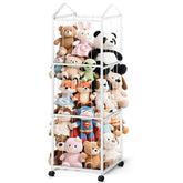 NomNest stuffed animal storage assembly shows quick, tool-free setup