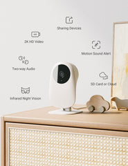 Nooie baby monitor motion detection for instant alerts during naps.