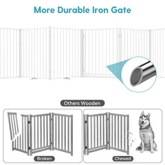 No Pawblems foldable panels with 360-degree hinges for flexible layouts.