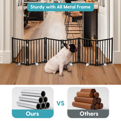 No Pawblems folding gate with 360 hinges adapts spaces.